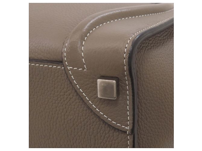Céline Celine Luggage Micro Handbag Beige - Ansicht 15