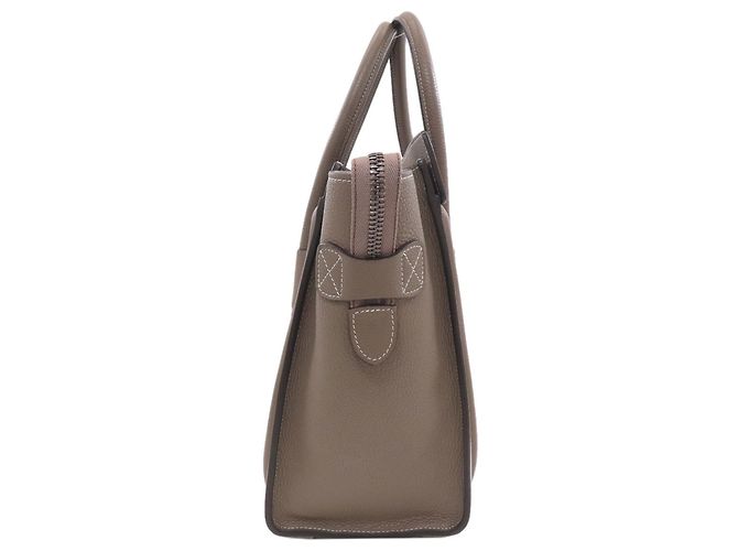Céline Celine Luggage Micro Handbag Beige - Ansicht 3
