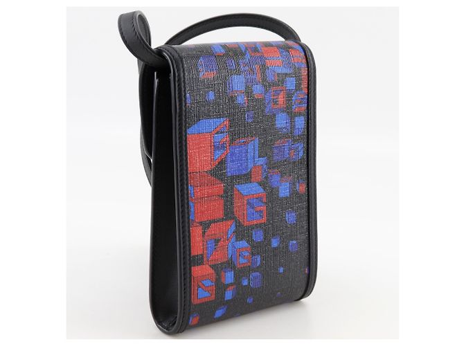 Borsa a tracolla/Pochette Gucci Square G Space Nero - vista 3