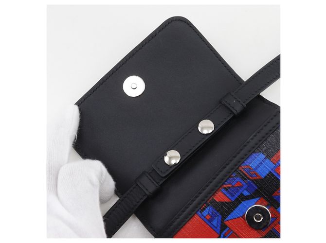 Borsa a tracolla/Pochette Gucci Square G Space Nero - vista 7