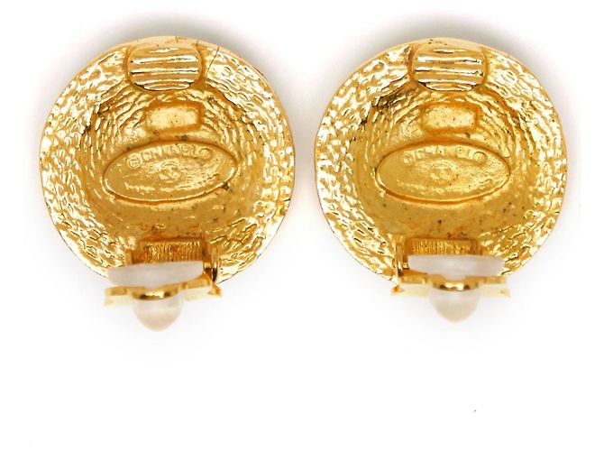 Orecchini a clip Coco Mark placcati oro Chanel D'oro - vista 4
