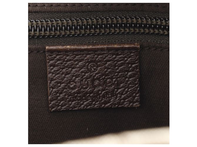 Borsa a tracolla Gucci in tela GG marrone - vista 13