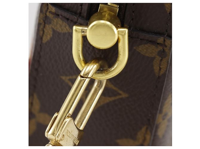 Borsa a Spalla Louis Vuitton Soft Trunk Posh Marrone Monogramma - vista 14