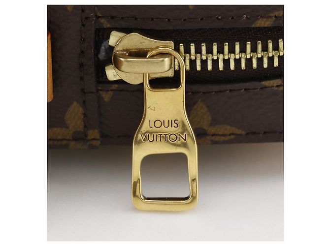 Borsa a Spalla Louis Vuitton Soft Trunk Posh Marrone Monogramma - vista 15