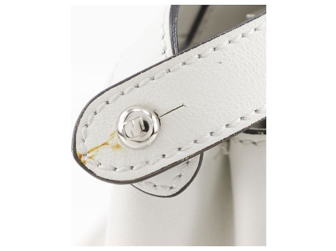 Borsa Fendi Peekaboo Medium Bianco - vista 13