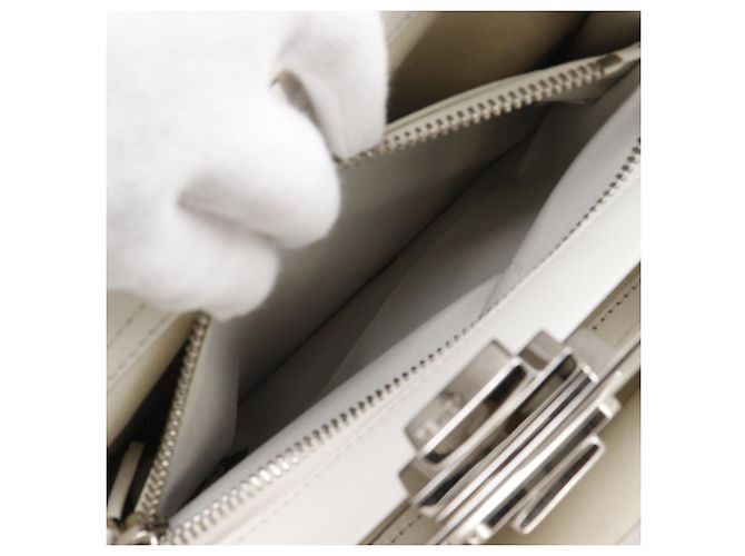 Borsa Fendi Peekaboo Medium Bianco - vista 8