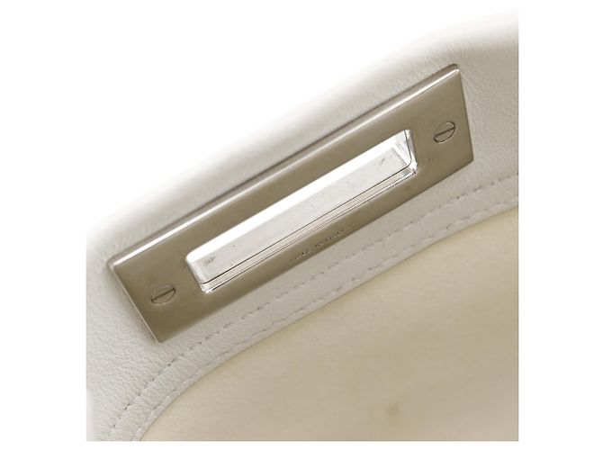 Borsa Fendi Peekaboo Medium Bianco - vista 9