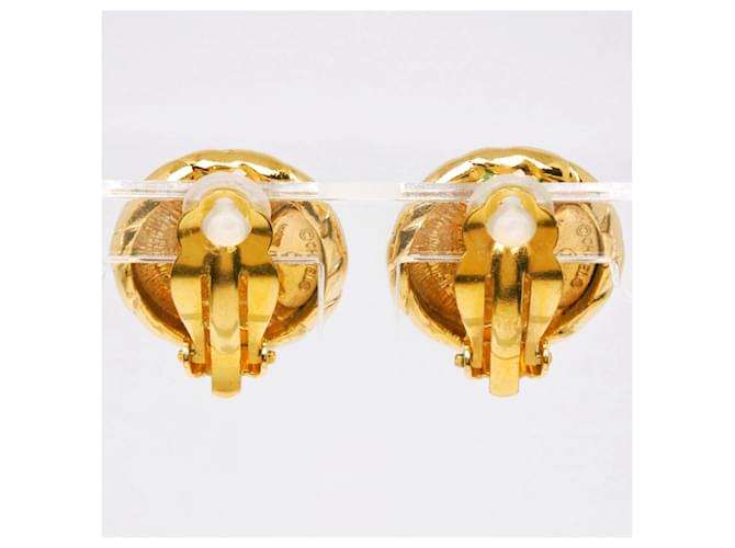 Orecchini Chanel Coco Mark placcati oro D'oro - vista 3