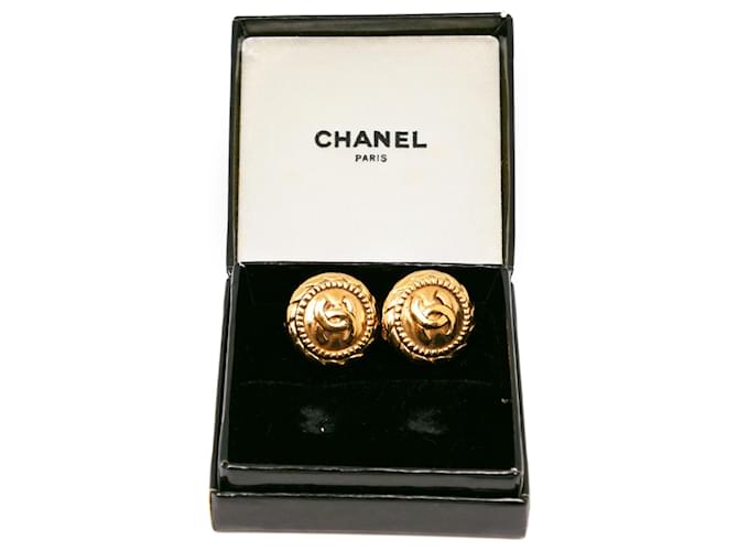 Orecchini Chanel Coco Mark placcati oro D'oro - vista 5