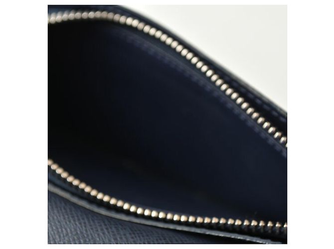 Portafoglio Louis Vuitton Portefeuille Brazza Taiga Ocean Blu - vista 11