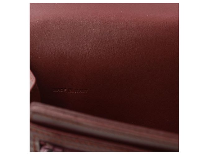 Clutch in pelle da uomo Cartier Nero Bordò - vista 11