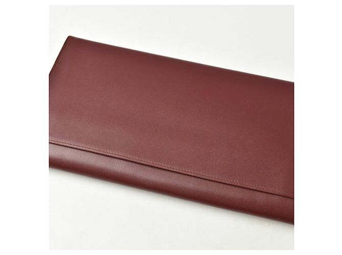 Clutch in pelle da uomo Cartier Nero Bordò - vista 6