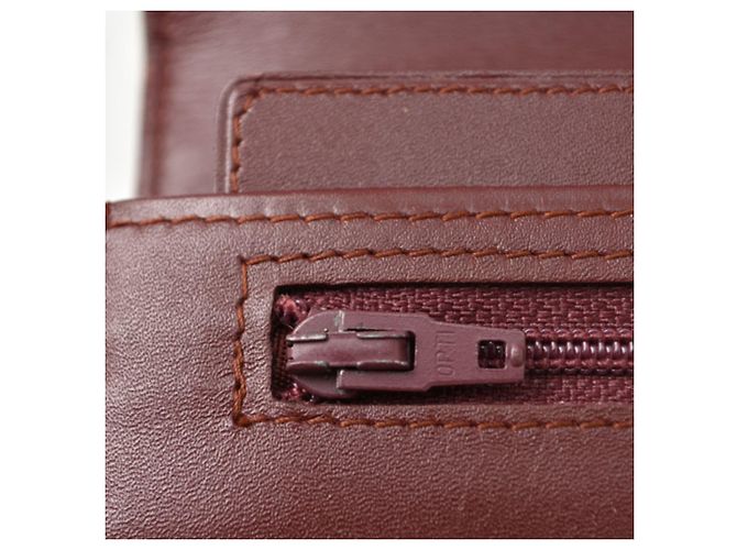 Clutch in pelle da uomo Cartier Nero Bordò - vista 9