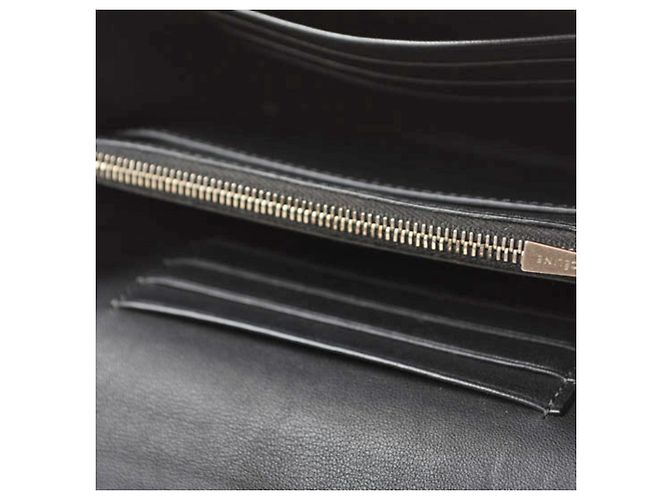 Céline Cartera de doble pliegue con solapa Celine Trotter Medium Negro - vista 12