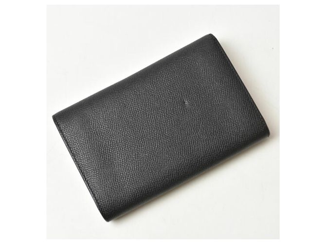 Céline Cartera de doble pliegue con solapa Celine Trotter Medium Negro - vista 9