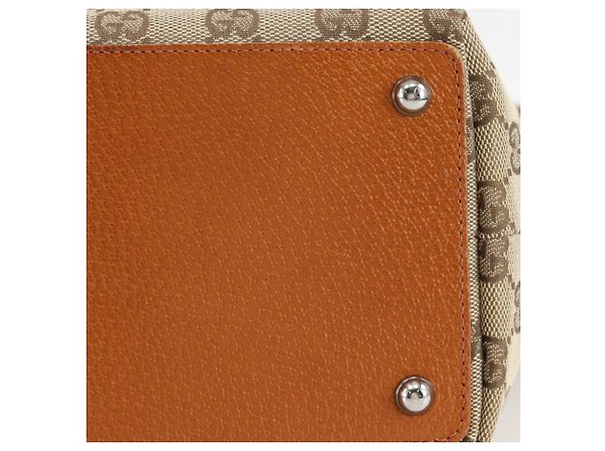 Gucci Tote Bag aus beige GG Canvas - Ansicht 13