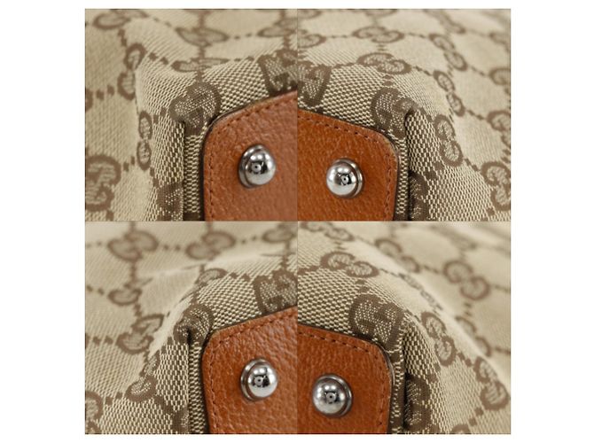 Gucci Tote Bag aus beige GG Canvas - Ansicht 4