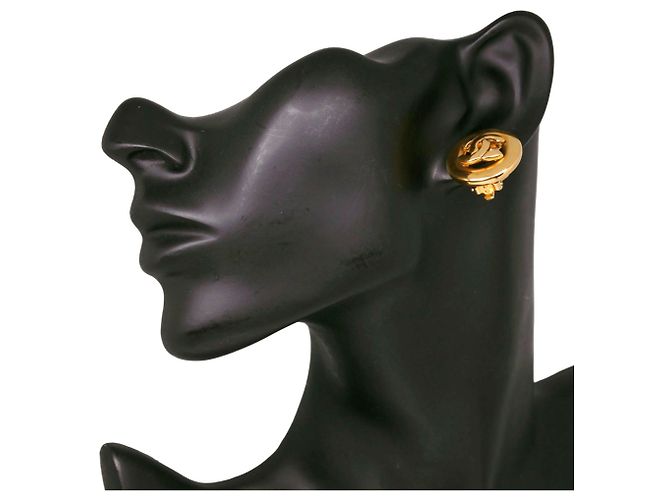 Timeless Orecchini a clip Chanel Coco Mark placcati oro D'oro - vista 2