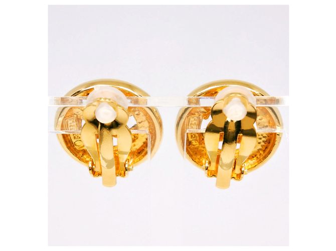 Timeless Orecchini a clip Chanel Coco Mark placcati oro D'oro - vista 3