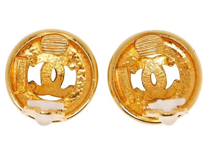 Timeless Orecchini a clip Chanel Coco Mark placcati oro D'oro - vista 4