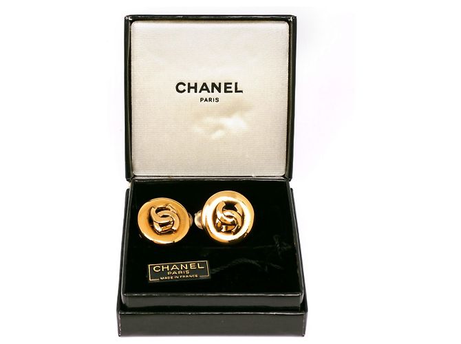 Timeless Orecchini a clip Chanel Coco Mark placcati oro D'oro - vista 5