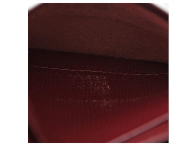 Cartier Bordeaux Leather Tri-fold Wallet - view 11