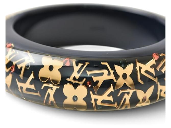 Bracciale Bangle Louis Vuitton Inclusion GM Nero Rosso Blu - vista 3