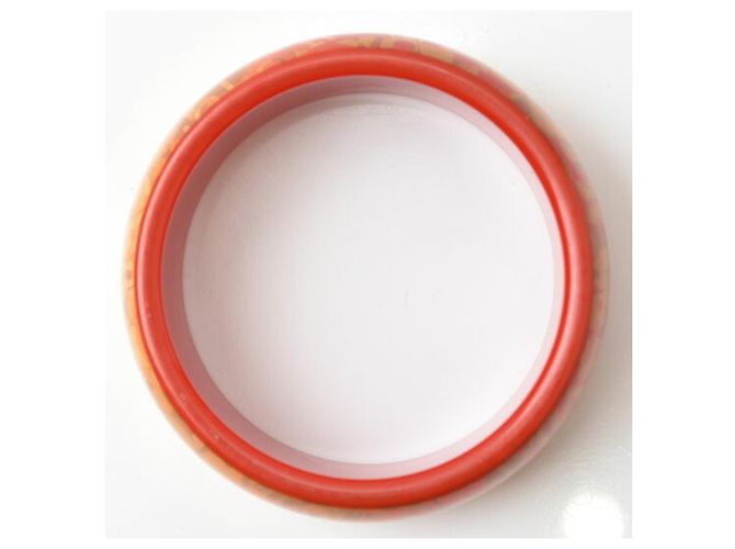 Bracciale Rigido Louis Vuitton Rosso Arancio - vista 6
