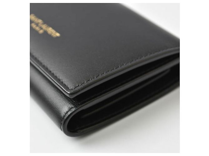 Portachiavi in pelle nera Saint Laurent Nero - vista 9
