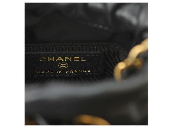 Borsa a Spalla Chanel Mini Cube Matelassé Nero - vista 7