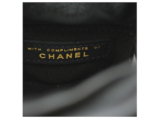 Borsa a Spalla Chanel Mini Cube Matelassé Nero - vista 8