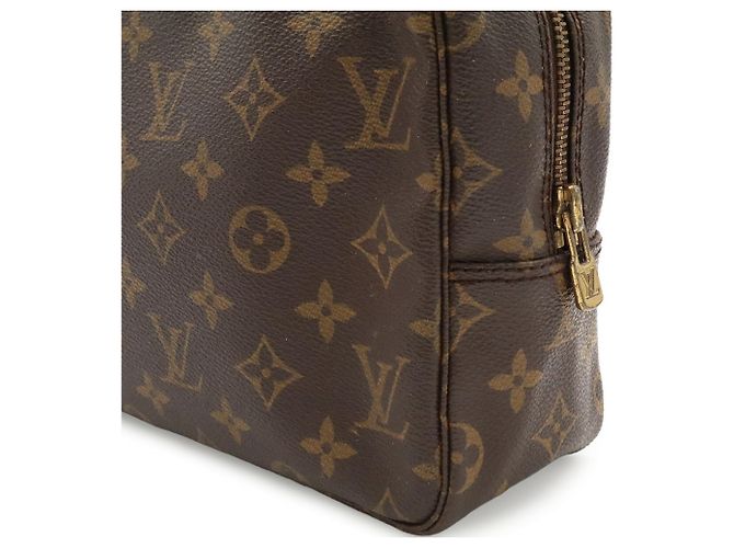 Louis Vuitton Monogram Trousse Toilette 28 Clutch Marrone - vista 5