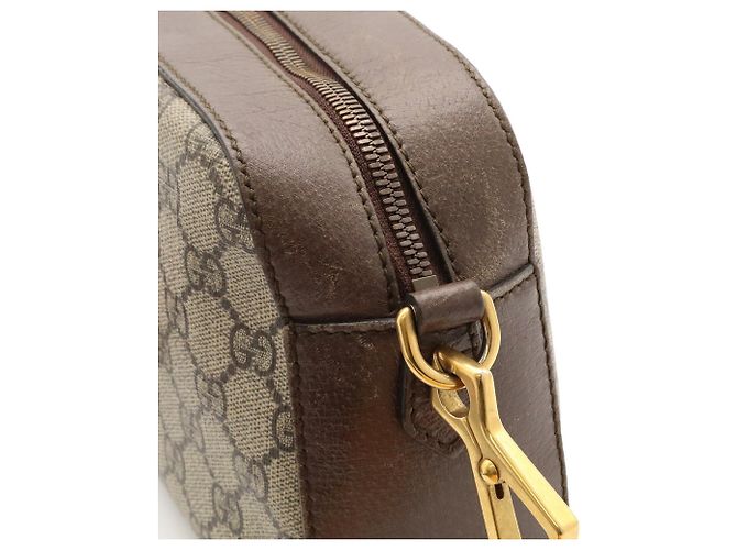 Borsa GUCCI Neo GG Supreme Rosso Beige Verde Giallo - vista 10