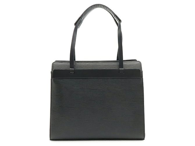 Borsa Tote Louis Vuitton Epi Croisette PM Nero - vista 2