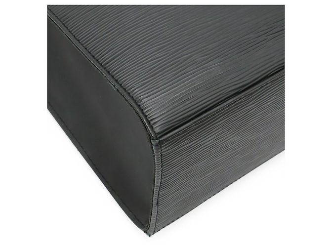 Borsa Tote Louis Vuitton Epi Croisette PM Nero - vista 4