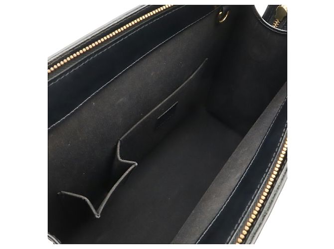 Borsa Tote Louis Vuitton Epi Croisette PM Nero - vista 6