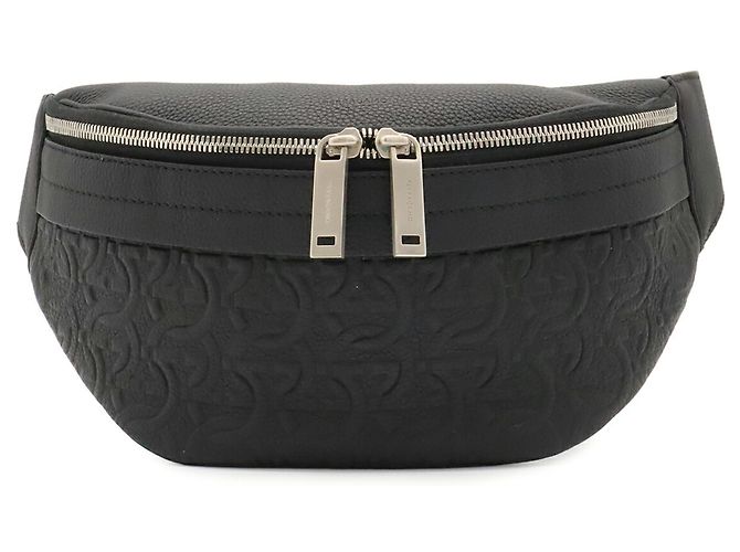 Borsa a tracolla Gancini Salvatore Ferragamo Nero - vista 2