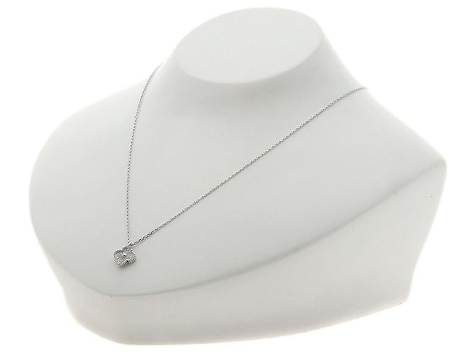 Collana Sweet Alhambra in Diamanti Van Cleef & Arpels - vista 4