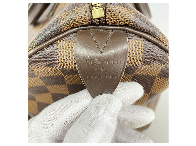 Borsa Louis Vuitton Damier Speedy 25 Damier ebene - vista 5