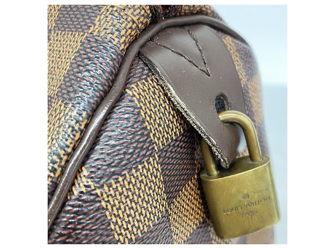 Borsa Louis Vuitton Damier Speedy 25 Damier ebene - vista 8