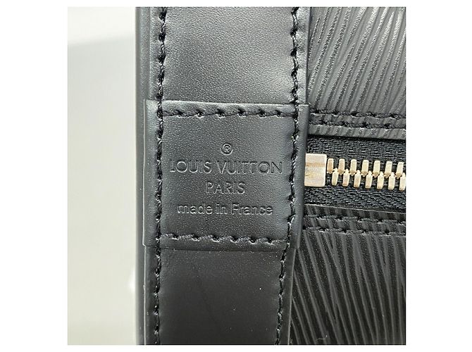 Borsa Louis Vuitton Alma PM Epi Leather Nero - vista 5