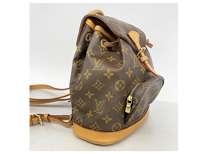 Zaino Louis Vuitton Monogram Mini Montsouris Marrone - vista 2