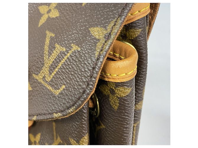 Zaino Louis Vuitton Monogram Mini Montsouris Marrone - vista 7