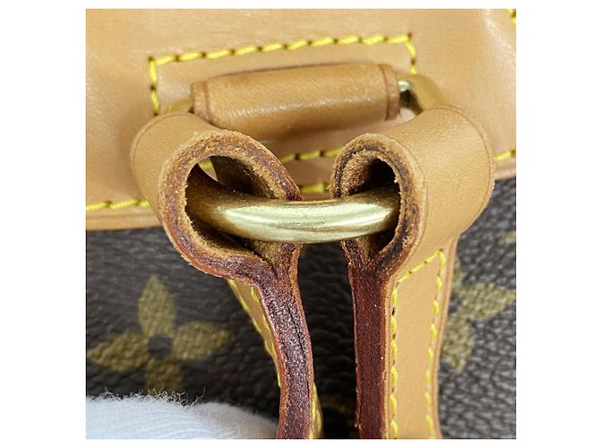 Zaino Louis Vuitton Monogram Mini Montsouris Marrone - vista 8