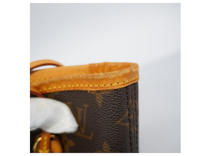 Borsa Tote Louis Vuitton Monogram Neverfull MM Marrone - vista 6