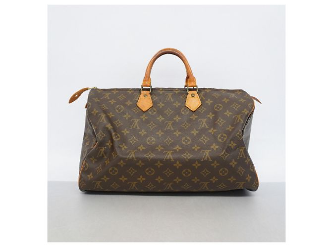 Borsa Louis Vuitton Monogram Speedy 40 Marrone - vista 13