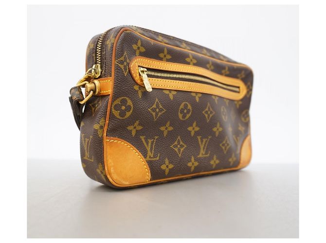 Clutch Louis Vuitton Monogram Marly Dragonne GM Marrone - vista 2