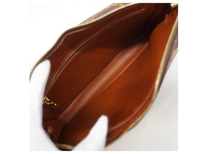 Clutch Louis Vuitton Monogram Marly Dragonne GM Marrone - vista 4