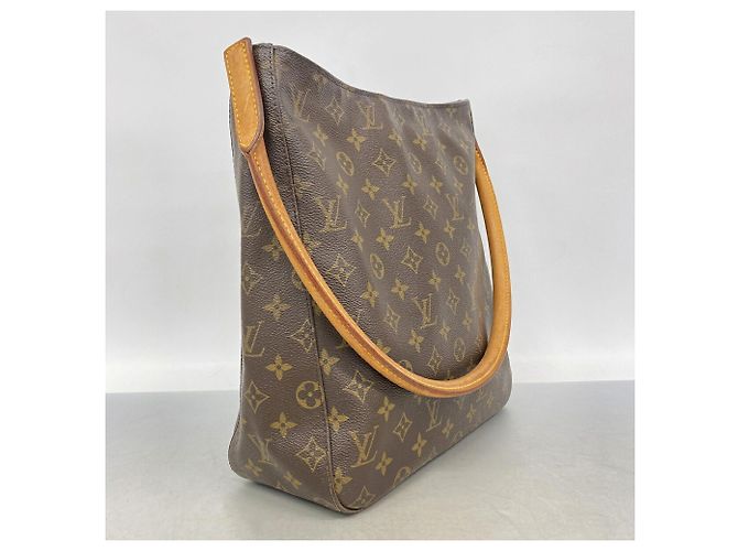 Borsa a tracolla Louis Vuitton Monogram Looping GM Marrone - vista 2