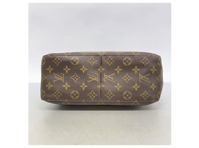 Borsa a tracolla Louis Vuitton Monogram Looping GM Marrone - vista 3